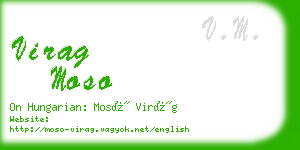 virag moso business card